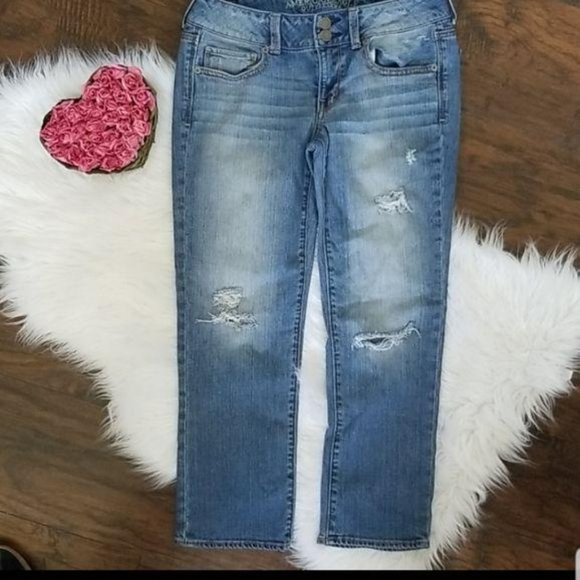 American Eagle artist crop Jeans - Picture 1 of 7